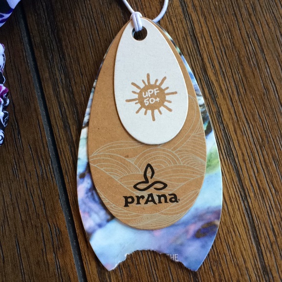 PrAna Moorea Tankini Top in Black Driftwood - Picture 6 of 7